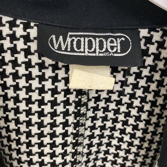 Houndstooth cropped formal blazer - Picture 2 of 5